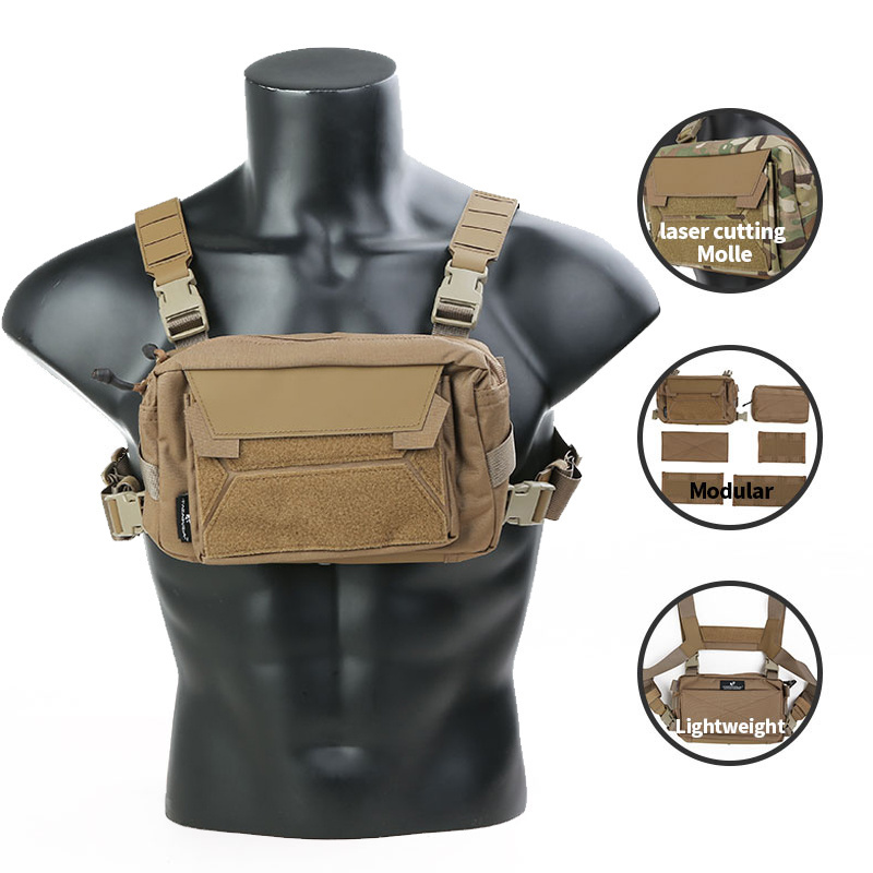 Emersongear Practical Wear-Resistant 500D Chest Rig Tactical Equipment Multicam Tactical Chest Rig Vest