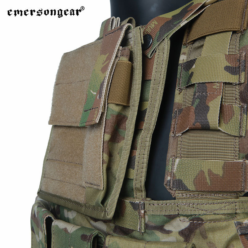 Emersongear Outdoor Oxford Chaleco Tactico Plate Carrier AK Chest Rig with RRV Style