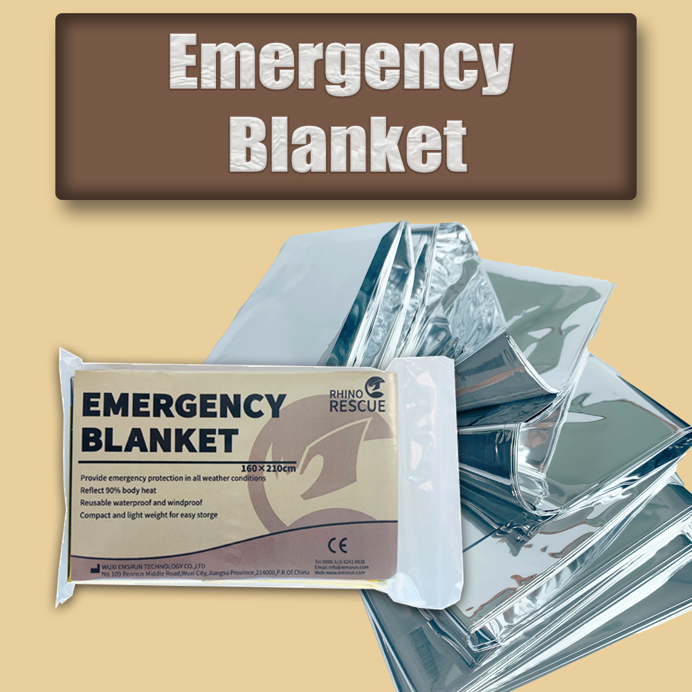 Emergency Foil Rescue Electric Blanket for Car CE Space Blanket First-aid Devices Metal Tourniquet Accessories Emergency Go Bag