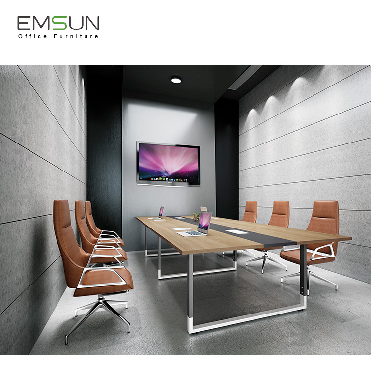 Modern Office Conference Table Luxury Design U Shape Large Conference Meeting Room Table