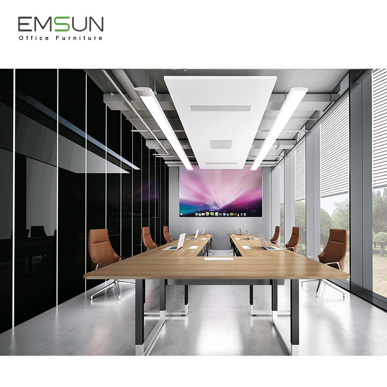 Modern Office Conference Table Luxury Design U Shape Large Conference Meeting Room Table