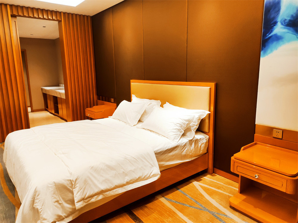 Factory price  hotel room furniture packages manufacturer with bedroom / living / bathroom Furniture