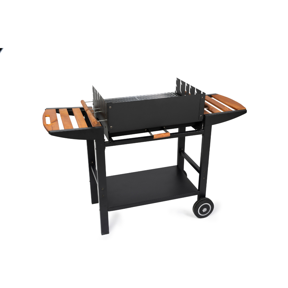 High Quality Stainless Steel BBQ Charcoal Barbecue Smokers Burning Stove Grill Cart for Picnic Camping Outdoor