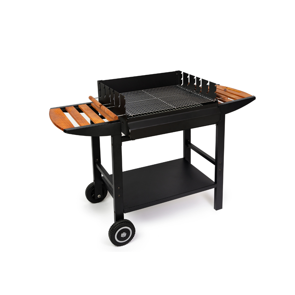 High Quality Stainless Steel BBQ Charcoal Barbecue Smokers Burning Stove Grill Cart for Picnic Camping Outdoor