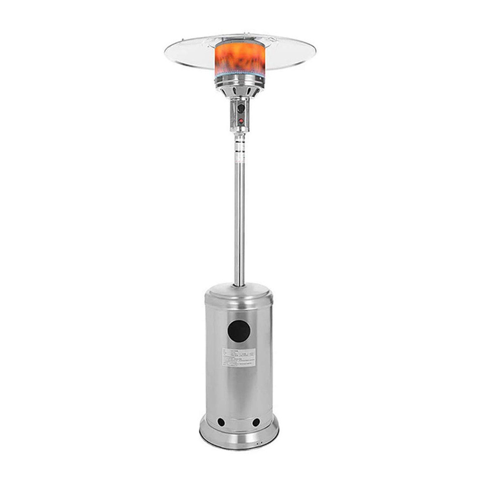 Standing Outdoor Patio Heater with Overheat Protection for Restaurants, Gardens and Commercial Use Natural Gas