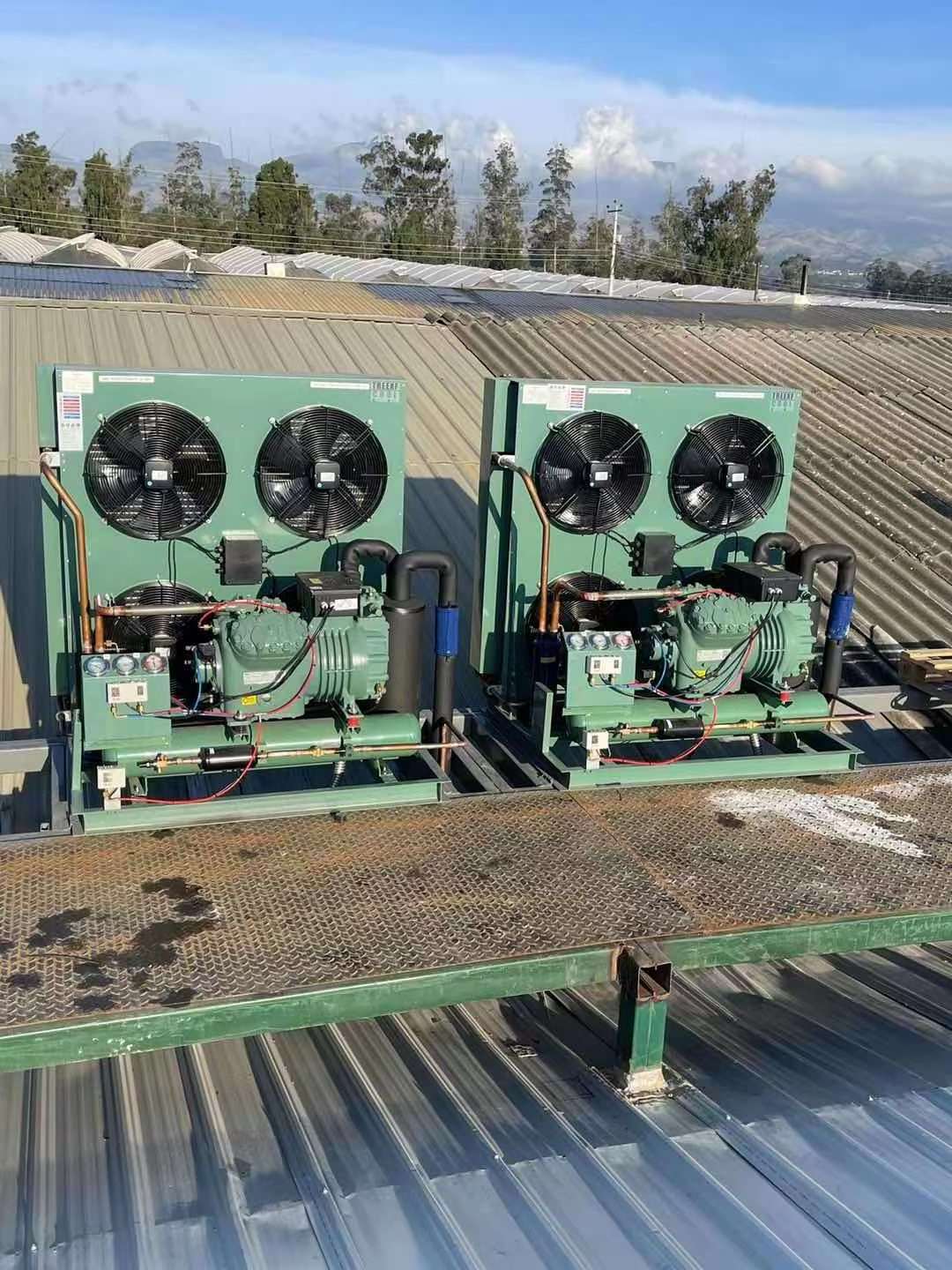 Factory Wholesale Refrigeration Air Cooling Condensing Unit with Compressor for Cold Room Storage