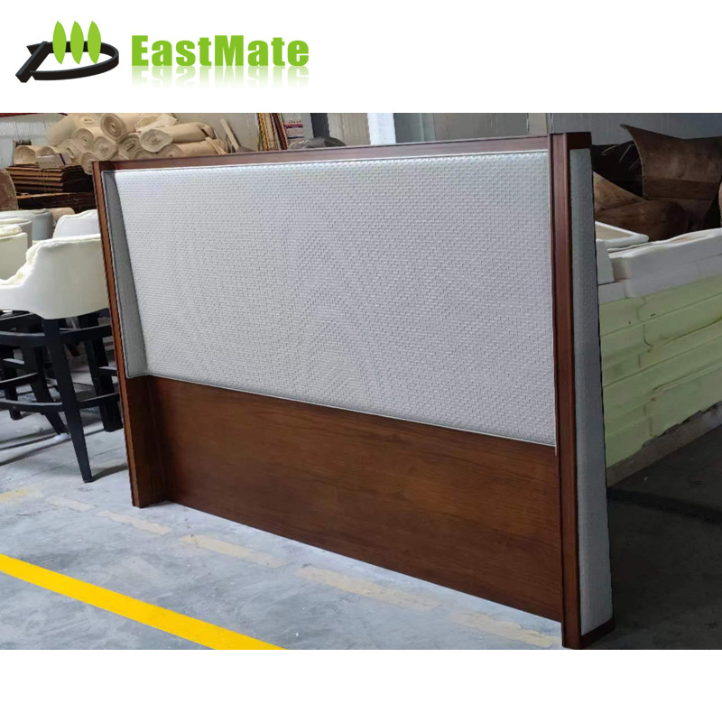 Wall Panel Headboard Star Hotel Upholstery Panel Bed Headboard Bedroom Sets Paint Modern Bedroom Furniture for Hotel Wood