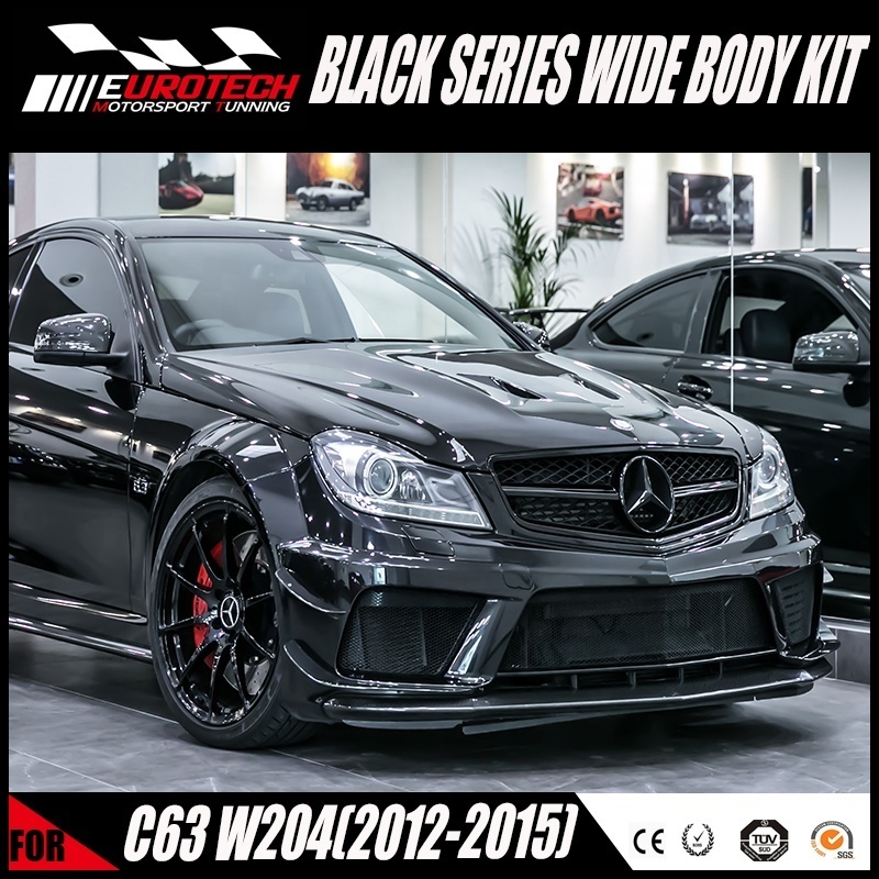 top quality in china black series C63 vath style body kit for w204 c-class merceds bens 2door /4door 2012-2015