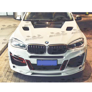 Quality F16 X6 Luma style wide body kit front hood front bumper side skirt rear bumper For F16 X6 2013-2019y