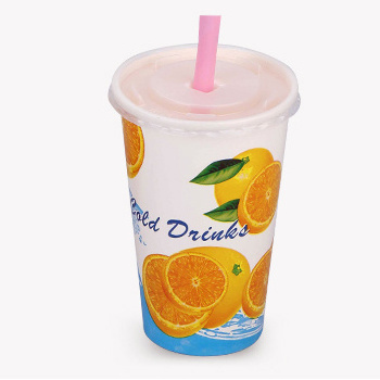 Biodegradable Custom take away disposable super big size 12oz 16oz 22oz 32oz 44oz cold drinks coffee soda paper cups with logo