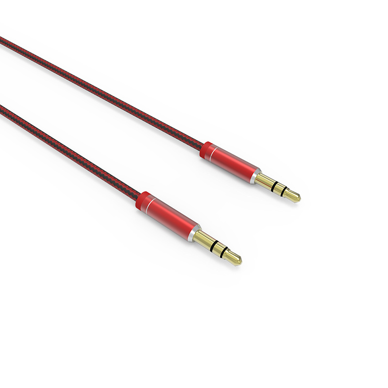 Factory Wholesale LS-Y01 Aux Cable Jack 3.5mm Male to Male Headphone Microphone Stereo Speaker Wire Audio Cable