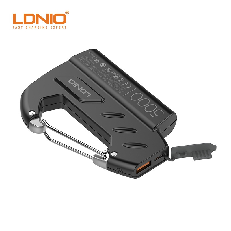 LDNIO PR522 10W Keychain Power Bank Slim 50000 Power Bank Keychain Power Bank Mini