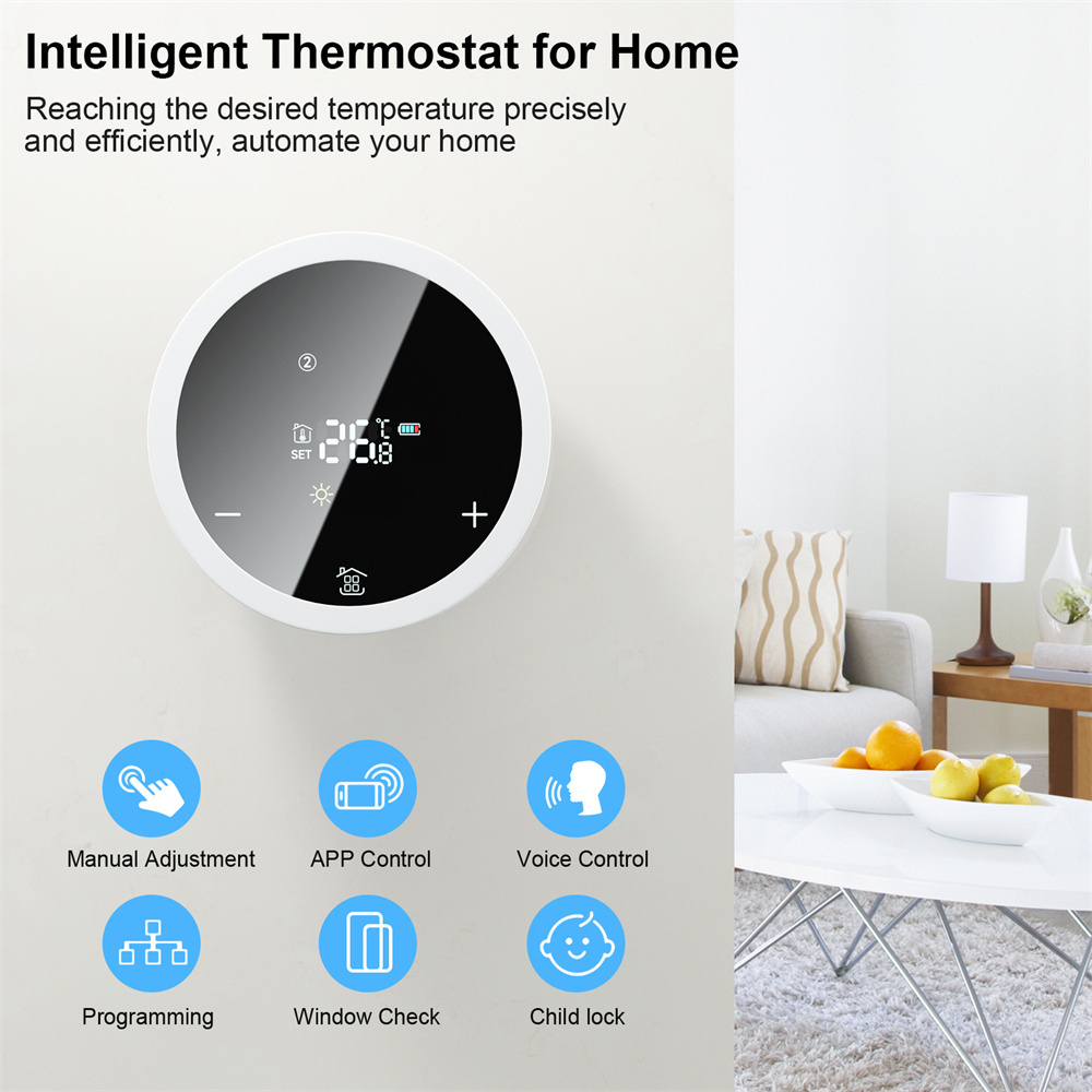 Eco Wifi Smart Thermostatic Radiator Valve, ZigBee Thermostatic Water Heating Radiator Valve, Thermostatic Valve Radiator