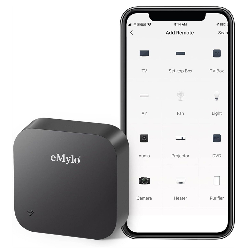 Emylo Smart Ir Blaster Smart Home Ac Controller, Smart Wifi Ir Remote Control with Smart Life/Tuya App