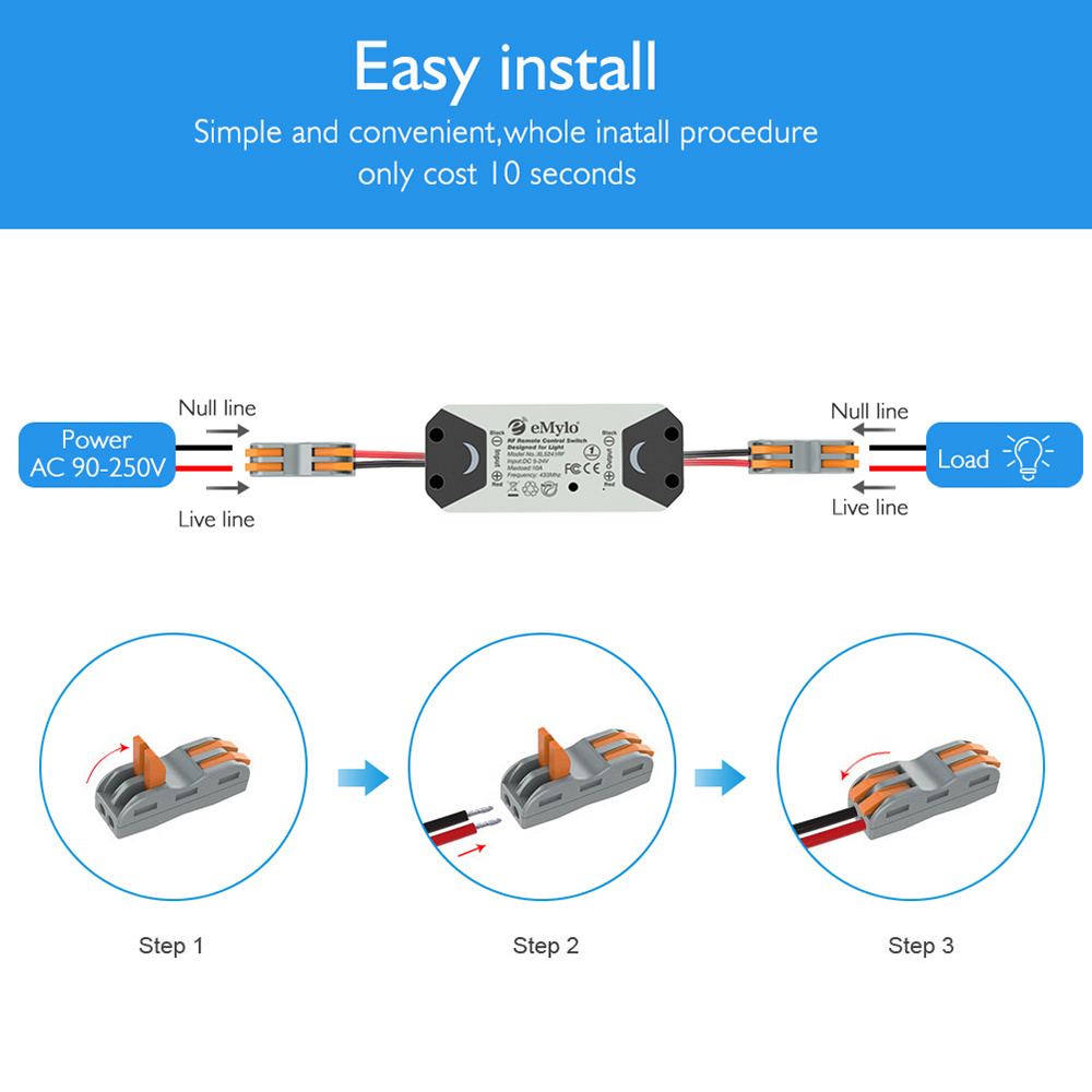 eMylo Motor Wireless Remote Control Switch Remote On Off Switches