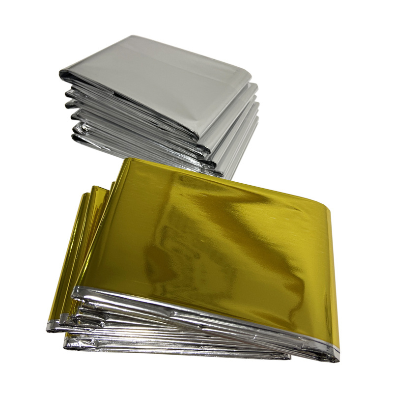 High Quality Silver Emergency Survival Rescue Blanket Mylar Thermal Space Blanket