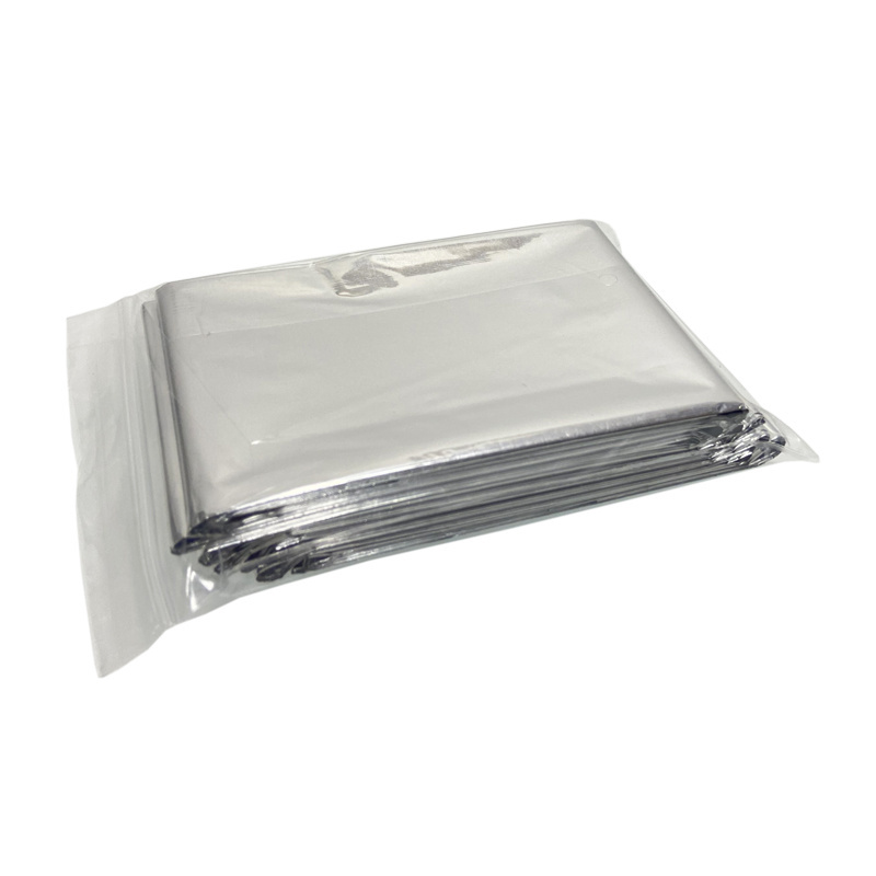 High Quality Silver Emergency Survival Rescue Blanket Mylar Thermal Space Blanket