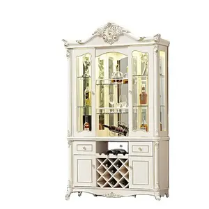 Hot selling TV display Cabinets Classical  With glass display and wine cabinet TV Cabinet for living room