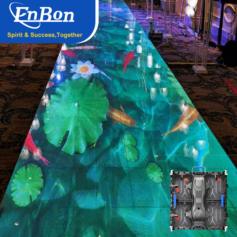 Floor Tile Light Background Rental Screen Led Screen Glass Walkway Led Dance Floor Tile Of The Rgb Color Change Stage Case