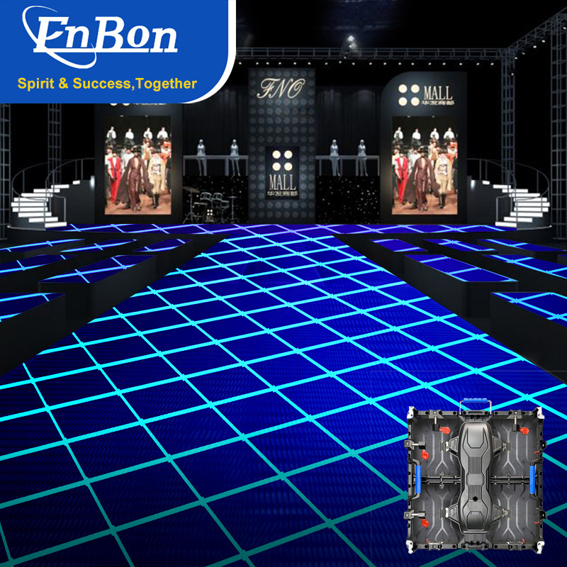 Floor Tile Light Background Rental Screen Led Screen Glass Walkway Led Dance Floor Tile Of The Rgb Color Change Stage Case