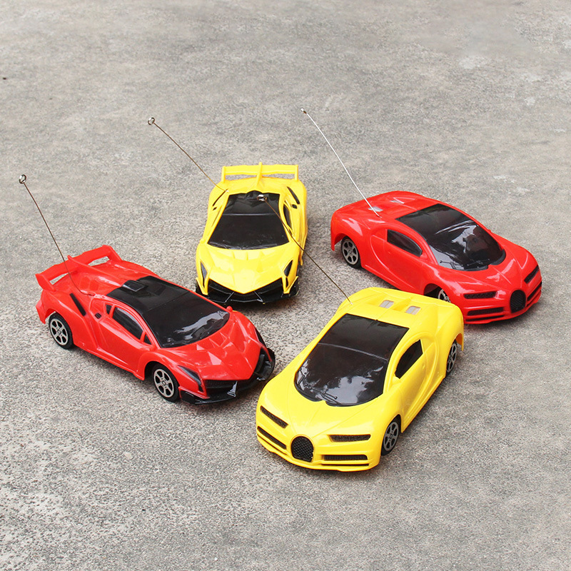 Wholesale factory plastic cool light music two-way mini racing kids remote control toy rc car