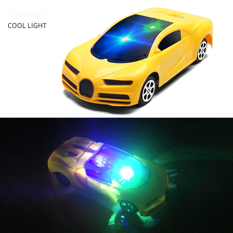 Wholesale factory plastic cool light music two-way mini racing kids remote control toy rc car