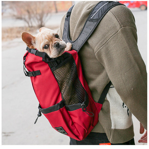 Dog Carrier Backpack Dog Carriers with Sunglasses Puppy Pet Front Pack Breathable Head Out Padded Shoulder Ventilate