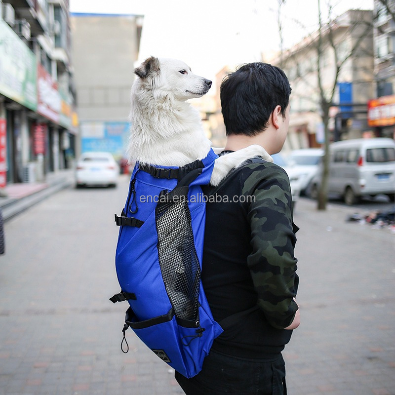 Dog Carrier Backpack Dog Carriers with Sunglasses Puppy Pet Front Pack Breathable Head Out Padded Shoulder Ventilate