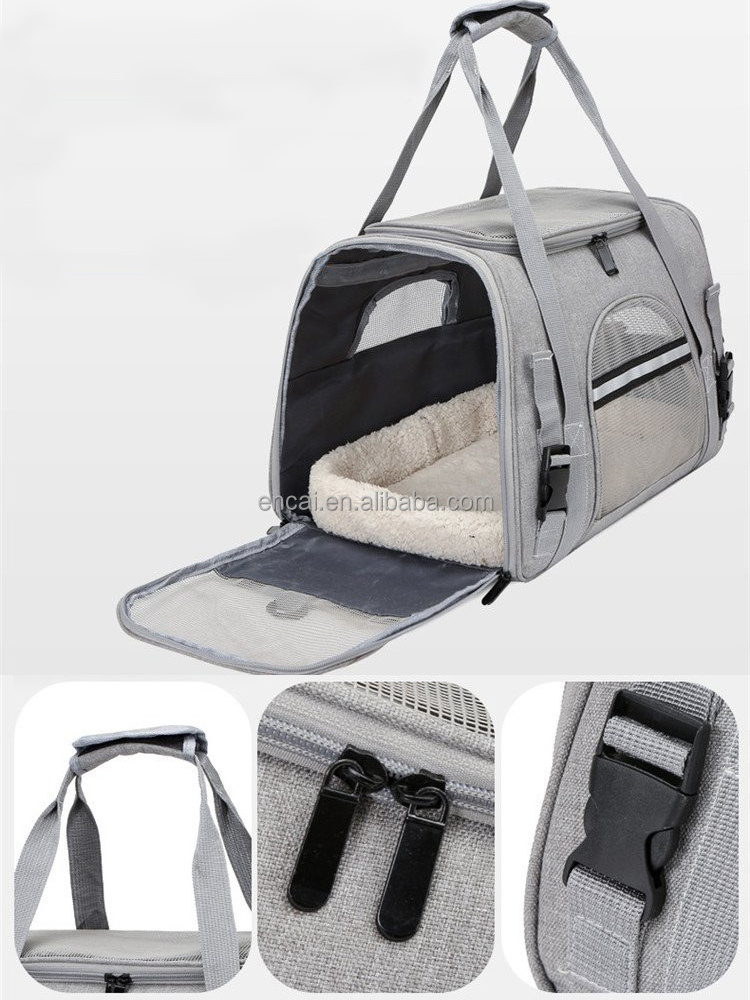 Cat Carrier Airline Approved Puppy Dog Carriers Pet Carrier for Small Medium Dogs Small Pet Foldable