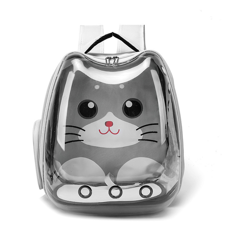 Soft-Side Cat Backpack Carriers Bag For Dog Pet Bubble Backpack for Small Cats Puppies Dogs Bunny  Transparent Capsule