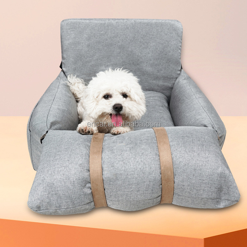 Dog car Booster seat for Small Medium Large Dogs Cats pet Travel Booster seat Safety Car Seat with Storage Dog car Bed Dual