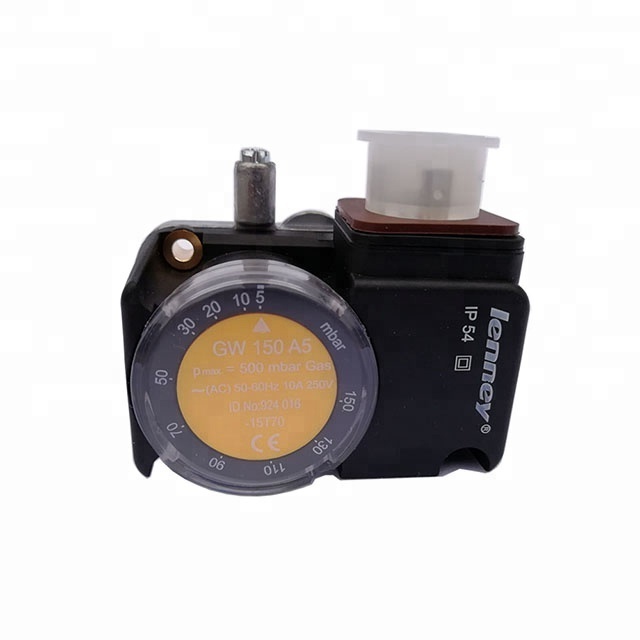 Gas air control pressure switch for detection