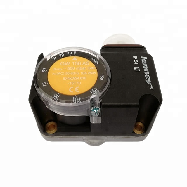 Gas air control pressure switch for detection