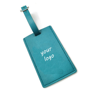 custom Travelling Baggage Tag pu leather luggage tags Leather Travel Essentials Luggage Tag