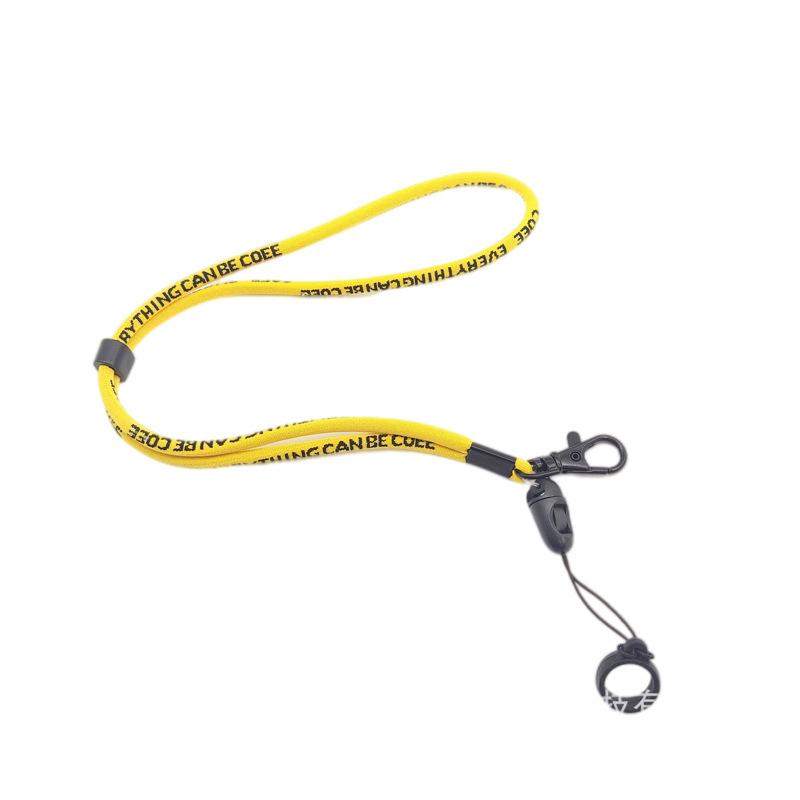 Flashlight lanyard nylon jacquard Short camera strap Telescopic tail strap Slide lock wrist lanyard