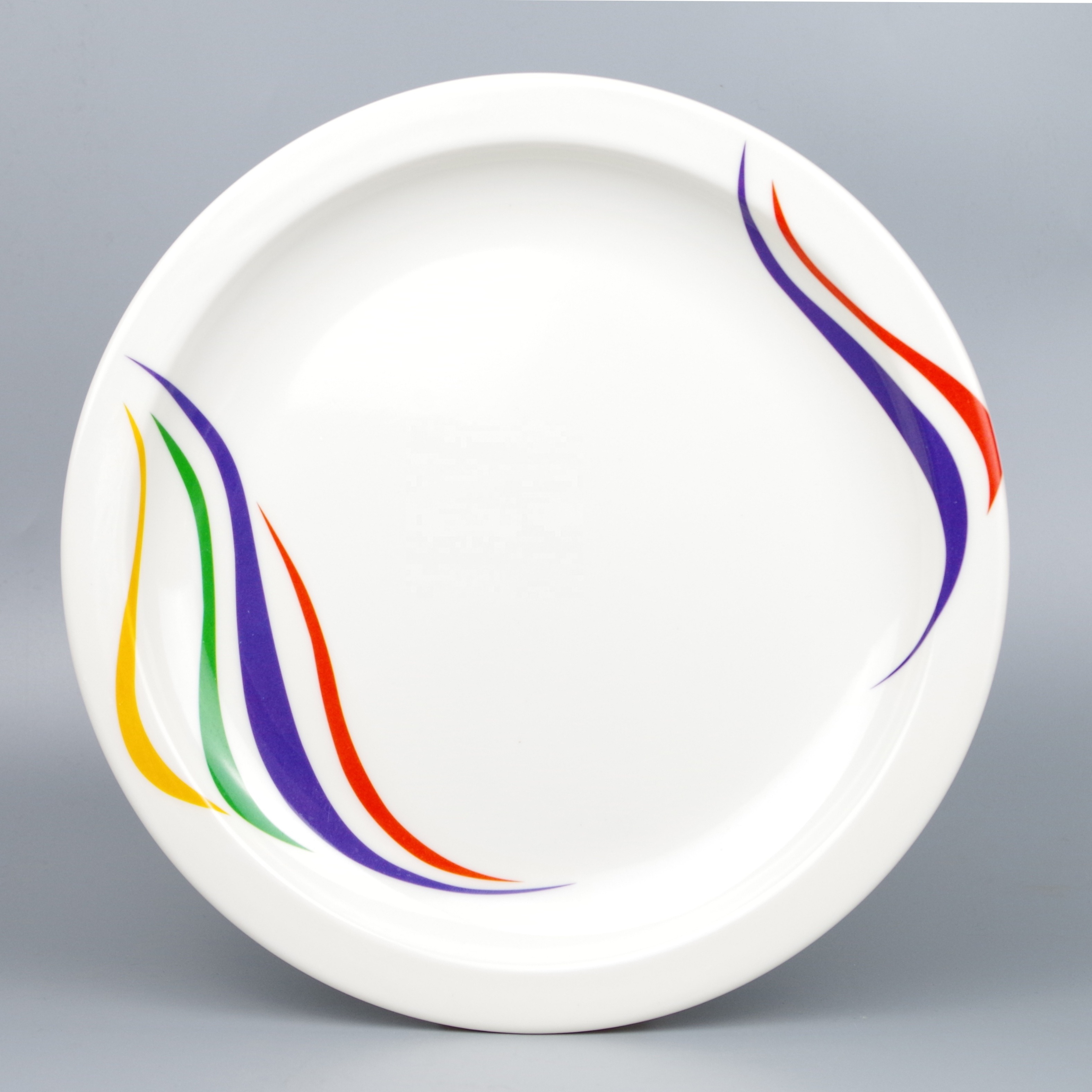 Superior Quality Unbreakable Wholesale Plastic Melamine Dinner Plate Reusable Melamine Flatter  Dishes