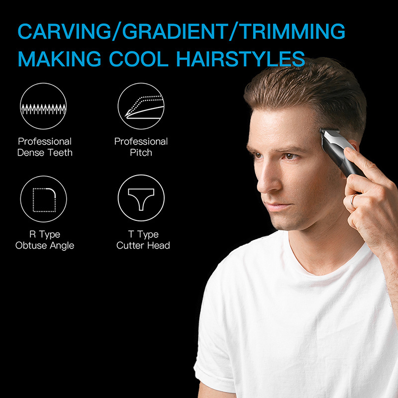 Buy Professional Wireless Electronic ABS Barber Shop Trimmer Ricoh Head Hair Cutting Trimmers For Man