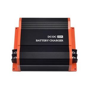 Charge Lead acid / Life-PO4 / Lithium In-vehicle DC-DC Charger 12V 10A-20A Automatic smart DC TO DC battery to battery charger