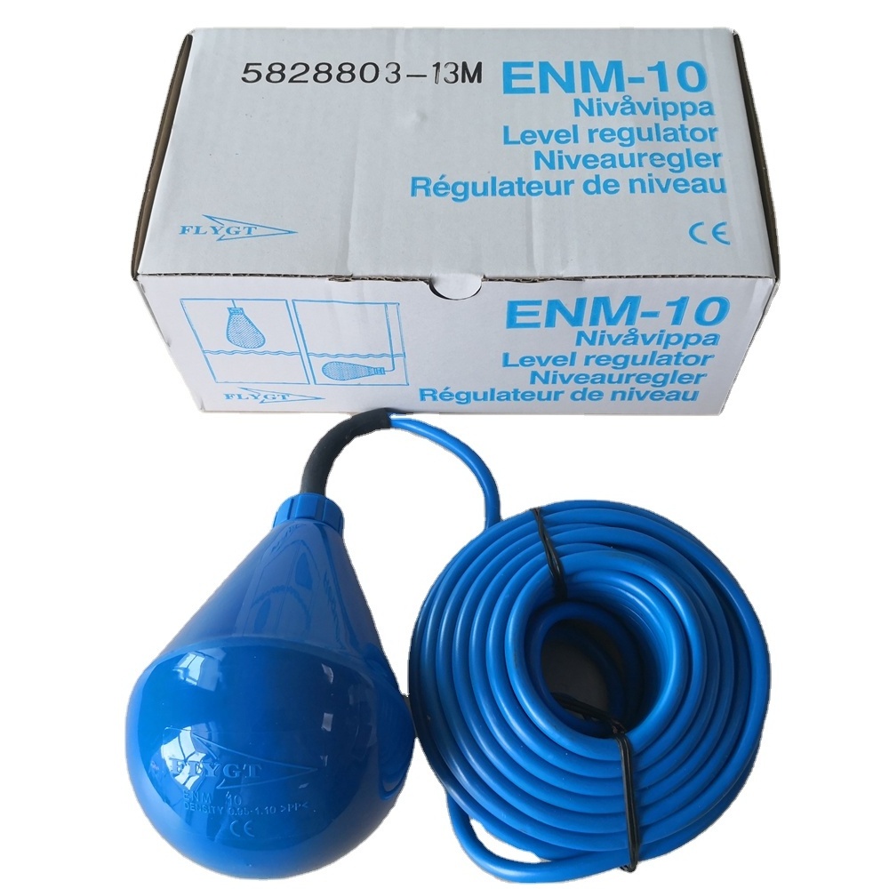 FLYGT ENM-10 Original water tank float switch water level automatic controller with 10m 13m 15m 20m cable