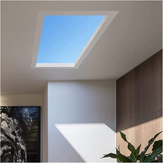 Virtual Vertical Sunlight Led Ceiling Panel Dynamic Sun Sunshine Artificial Skylight With Natural Blue Sky Sunlight