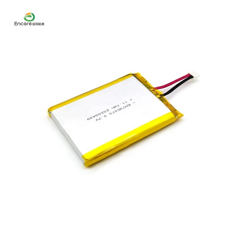 Lithium ion lipo rechargeable battery 705070 3.7V 7.4v 3000mAh 11.1wh li po polymer flat cell lithium ion battery for tablet