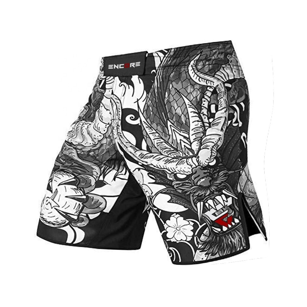 Custom MMA Shorts Sublimation Fight UFC Training Shorts Fight Cross Training Workout Wholesale Grappling Shorts