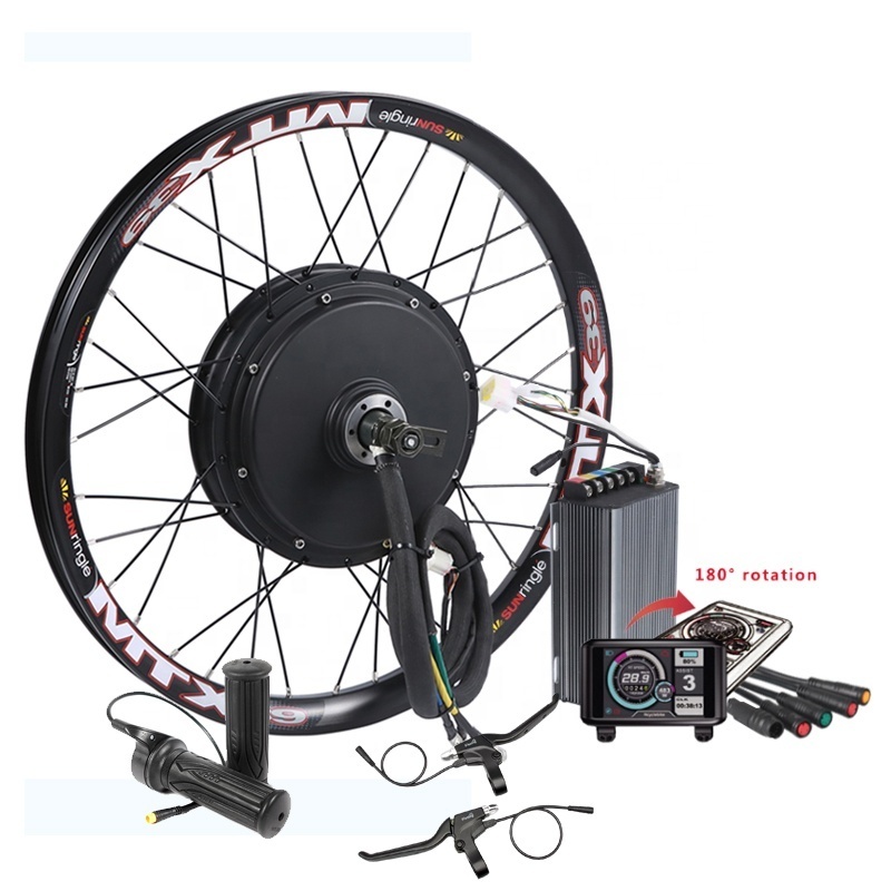 Big torque electric bicycle bike conversion kit 72V 3000w 5000w 8000w electric motorcycle kits QS 273 hub motor