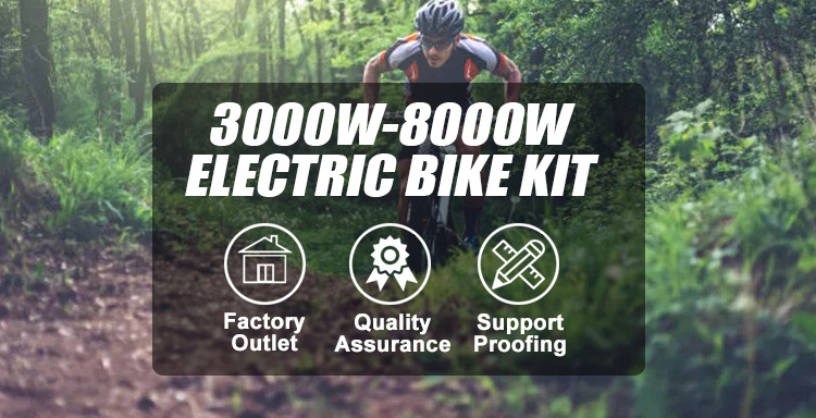 High speed 100km/h 72v 5000w rear wheel hub dc motor e bike conversion kit 5000w electric bicycle kit with tire