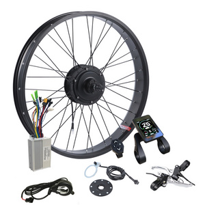 Diy Fat Tire Hub Motor Kit 16 Inch 24V 36V 250W 350W 500W 750w Electric Bike Bicycle Conversion Kits For Snow