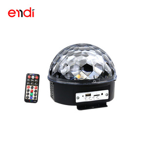 ENDI 6 color 12 volt basic model autorotation led magic ball disco night club light for dj home party decor