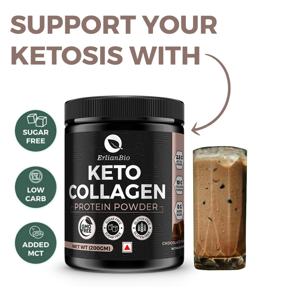 2024 New Products  Keto Food Supplement Keto Food Collagenic Protein Powder With MCT Oil Powder