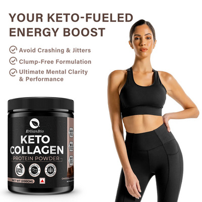 2024 New Products  Keto Food Supplement Keto Food Collagenic Protein Powder With MCT Oil Powder