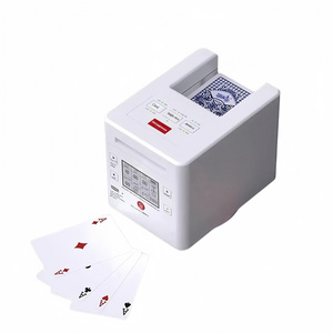 Customized MENLO Electric Card Dispenser Distributor, Rechargeable Poker Dealing Machine Automatic Card Dealer for Card Games