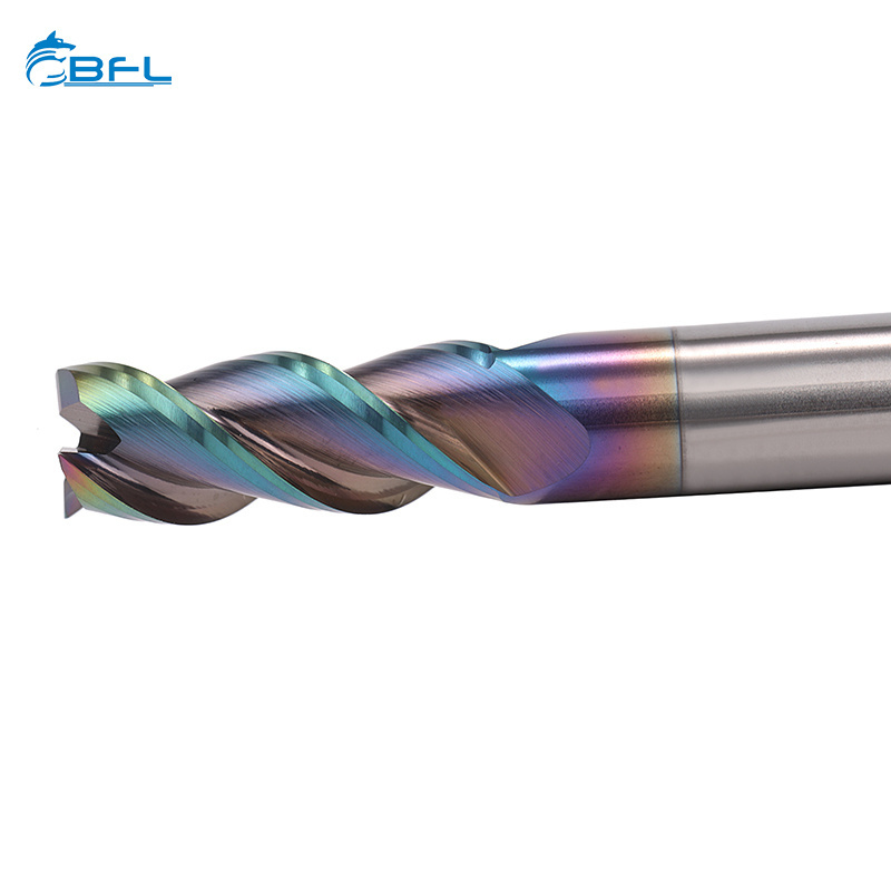 BFL Carbide Tools 3 Flutes DLC Coating End Mills For Aluminum